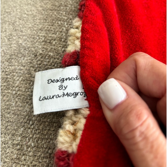 ✨ CHANDLER 4 CORNERS Stars and Stripes Hooked Wool Flag Pillow Cover - Picture 7 of 10